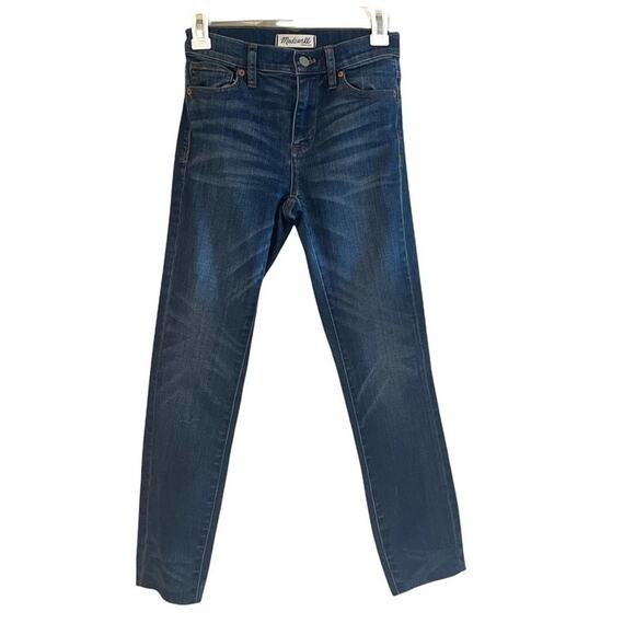 Madewell High Rise‎ Skinny Blue Jeans Size 24 - Picture 3 of 8
